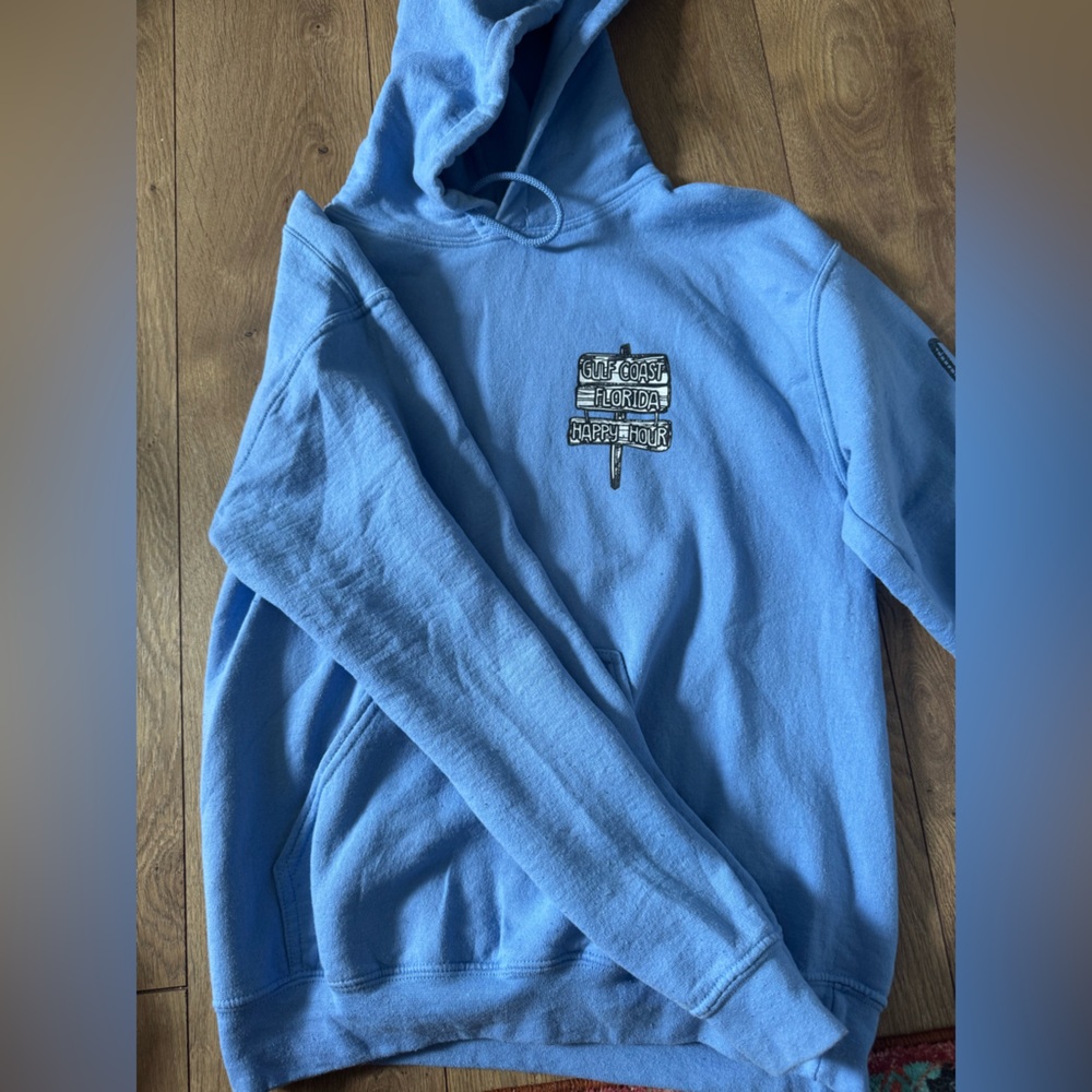 Blue Graphic Hoodie